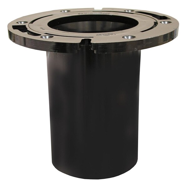 Jones Stephens 3in. x 4in. ABS Closet Flange with Adjustable Plastic Ring C53701 - main